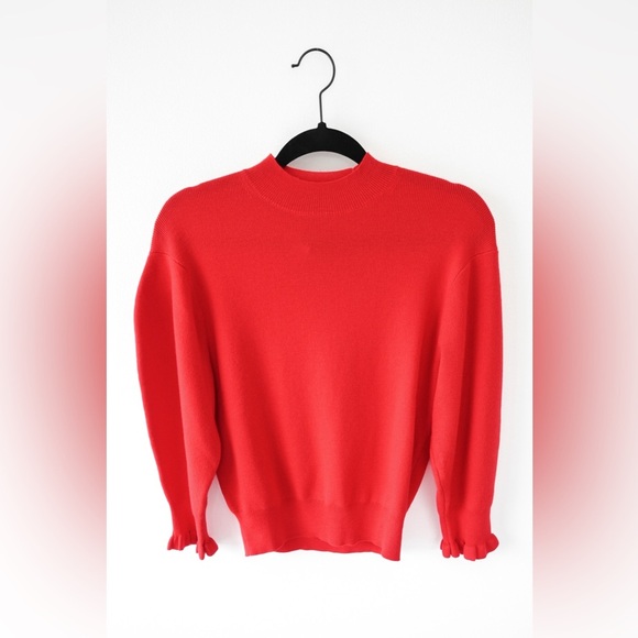 Madewell Ruffle Sweater - Picture 4 of 7